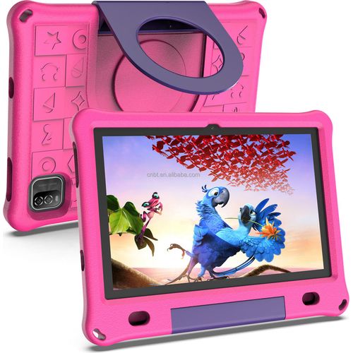 Lipa WQ01 Kinder Tablet Rosa 10,1 Zoll - Kindertablet ab 3 Jahren - Kids Tablet - 64 GB Speicher - 3 GB RAM - Mit vorinstallierter Spiele Software