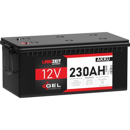 Langzeit Gel Akku 230Ah 12V