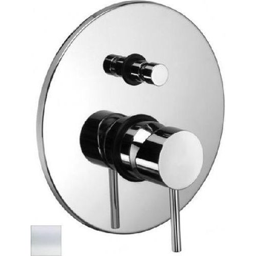 Paffoni Light - Unterputzarmatur für 2 Verbrauchsgeräte, Weiß matt LIG015BO