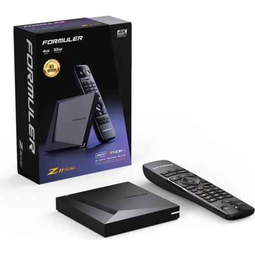Formuler Z11 Pro Max BT1 Edition 4K IPTV Box (Dual-WiFi, LAN, 4GB, 32GB)