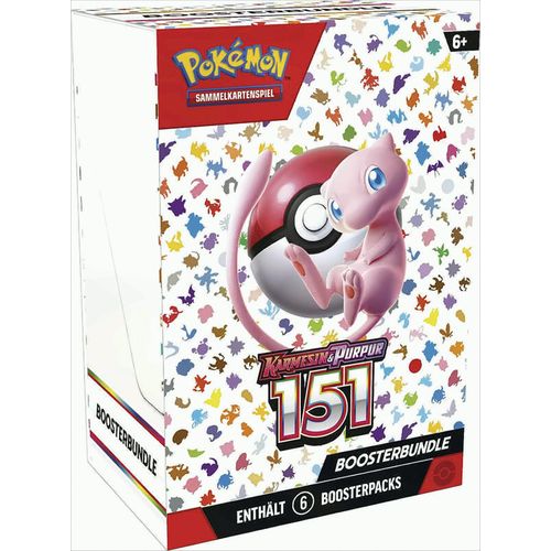 Pokémon-Sammelkartenspiel: Boosterbundle Karmesin & Purpur – 151 (6 Boosterpacks)