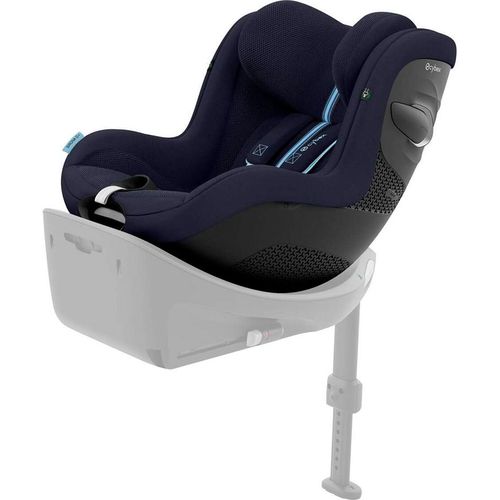 CYBEX Gold Kinder-Autositz Sirona G i-Size Plus, Ohne Base, Ab ca. 3 Monaten bis 4 Jahre, Max. 19 kg, 61 - 105 cm (Ab Geburt / 40 cm mit Neugeboreneneinlage), Ocean Blue