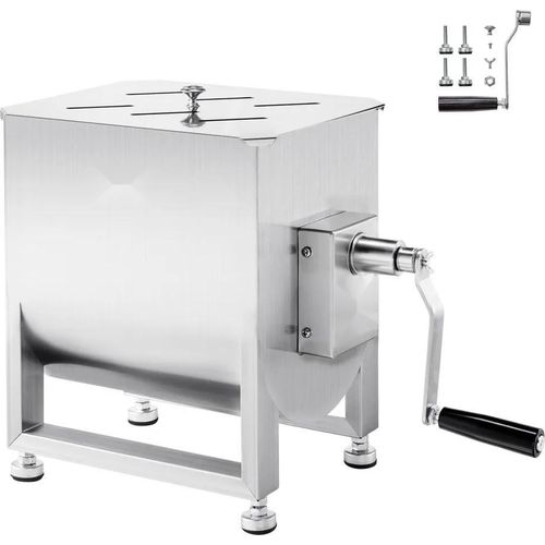 Manueller Fleischmischer 30L - Fleischverarbeitungsgerät zum Mischen von Hackfleisch - Küchenhelfer für Fleischprodukte