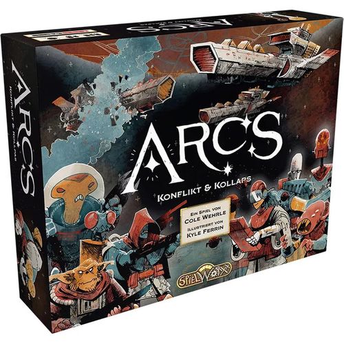 Brettspiel Arcs| ab 14 Jahren | 60 bis 120 Minuten| 2 bis 4 Spieler