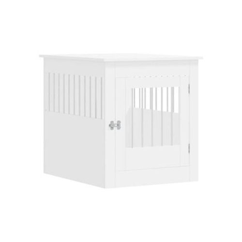 VidaXL Hundekäfig im Möbel-Stil weiß 80 cm, 64,5 cm, 71 cm