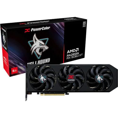 Powercolor Radeon RX9060XT Hellhound OC, 8GB