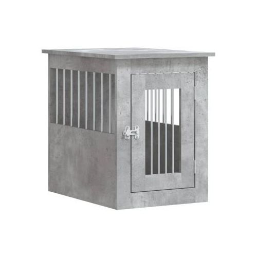 VidaXL Hundekäfig im Möbel-Stil grau 62 cm, 45 cm, 59 cm