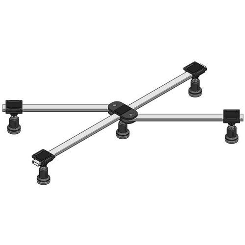 mabo Sanitec Duschwannenfuß DWF GIGA flat 101325 für Duschwannen von 750 x 800 bis 1000 x 1000 mm