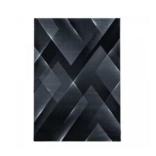 Modern Pastellfarbener Webteppich – Abstraktes Muster mit Vintage-Optik