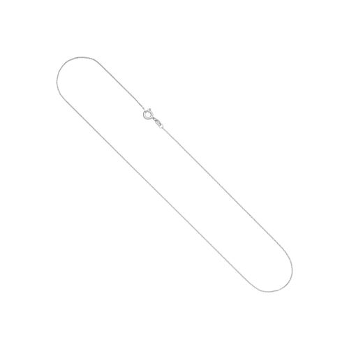Goldkette JOBO, weiß (weißgold 333), Halsketten, Damen, Weißgold 333, L: 42, Goldkette, Ankerkette 333 Weißgold