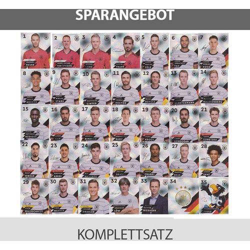 EM 2020 REWE Sammelkarten - 1 Komplettsatz GLITZER