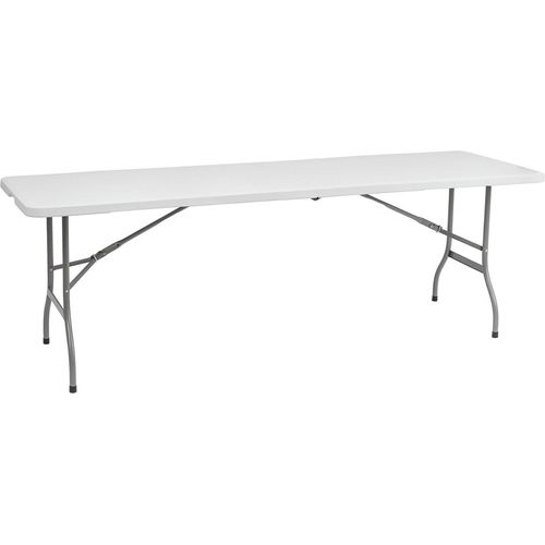 nabbi Gastronomie Falten Tisch Vivas 244x75 cm - grau-weiß