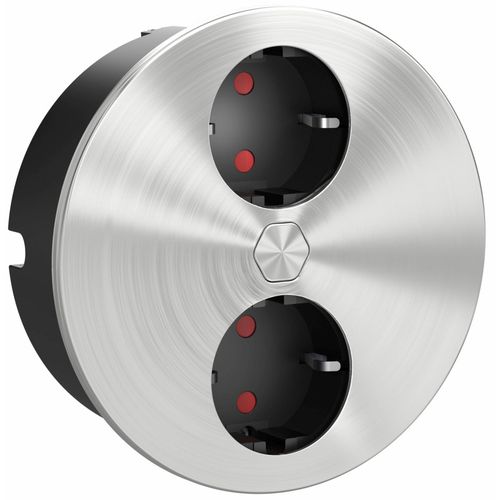 Einbausteckdose Küche, Küchensteckdose Duplex-R, Bürosteckdose