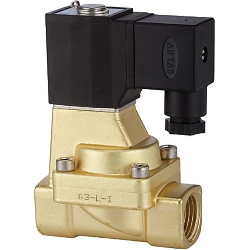 Riegler 2/2-Wege-MV. MS, NC, vorg., 230 V, 50 Hz, G 1, PN 0,5-10 bar