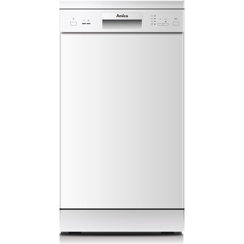 Amica Geschirrspüler, GSP 14746 W - Stand-Geschirrspüler, 45cm, unterbaufähig, weiß, Energielasse