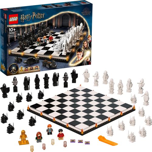 LEGO 76392 Harry Potter Hogwarts Zauberschach Brettspiel, Schach, Spielzeug, Fanartikel