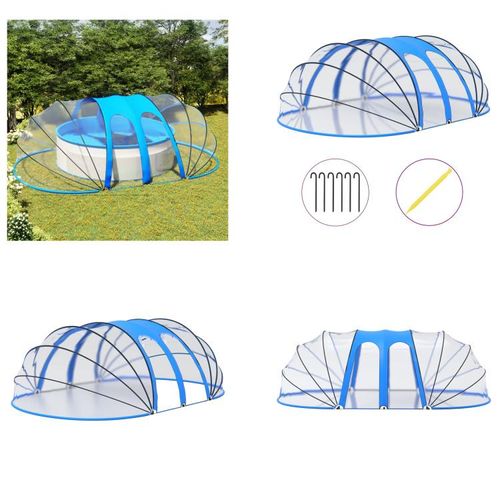 vidaXL Pool Kuppel Oval 620x410x205 cm - Poolüberdachung - Poolüberdachungen - Pool Überdachung - Pool Überdachungen