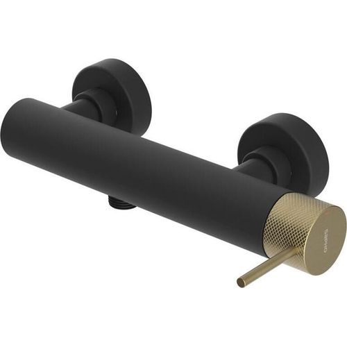 ULTRASAN Duscharmatur, Schwarz matt/Gold matt Image