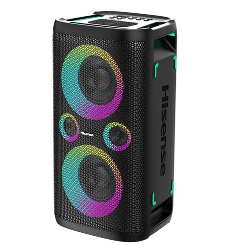 Hisense Soundbar 5-Lichteffekte DJ -Effekte 300W Kabelloses Laden PartyStorm 1