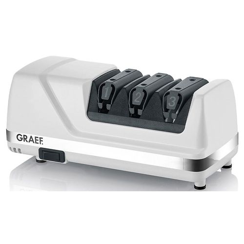 GRAEF Messerschärfer "CC 120", weiß, B:11,2cm H:11cm T:25cm, Messerschärfer