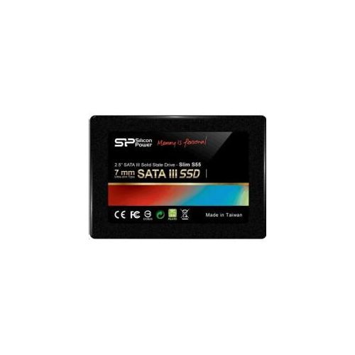 Silicon Power SSD 480GB 6.3cm SATAIII S55 3D Nand Black