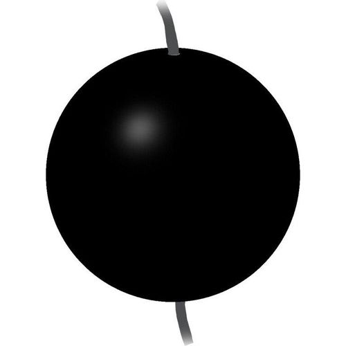 Lalizas Tagessignalball 60 Cm Schwarz Schwarz One Size