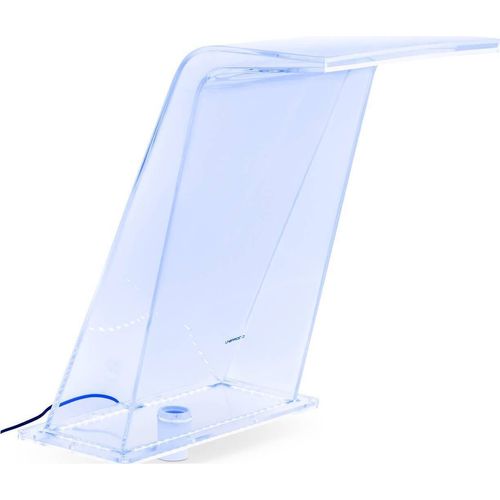 Uniprodo Schwalldusche - 45 cm - LED-Beleuchtung - Blau / Weiß