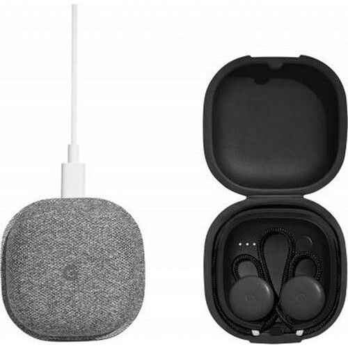 Google, Pixel Buds Bluetooth-Kopfhörer mit Echtzeitübersetzung, Schwarz