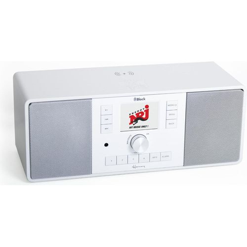 Block Harmony weiß Internetradio/DAB+/FM mit Bluetooth, USB & Spotify Connect