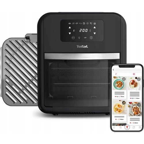 Tefal Fritteuse Schwarz FW5018 fettarmes Frittieren und Backen, Grill