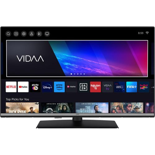 JVC Fernseher 32 Zoll Smart TV VIDAA LT-32VDF5455 - Full HD Fernseher, HDR TV mit Triple-Tuner
