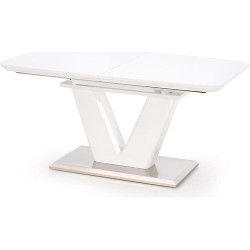 Halmar Zusammenklappbar Esstisch Mistral - weißer Glanz