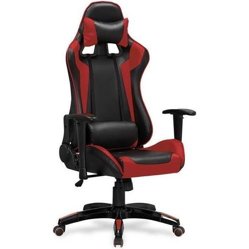 Halmar Bürosessel mit Armlehnen Verteidiger - Schwarz Rot