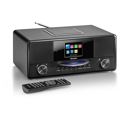 Karcher DAB 9000CDi Internetradio mit CD-Player - DAB+ / UKW - Bluetooth - integrierter Subwoofer