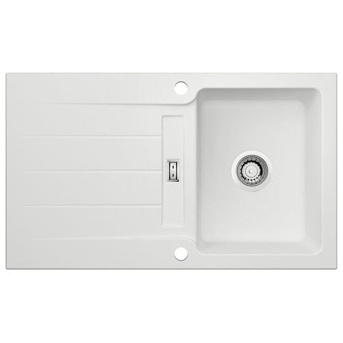 Naber Einbauspüle Keramik LineUP 1E weiß matt