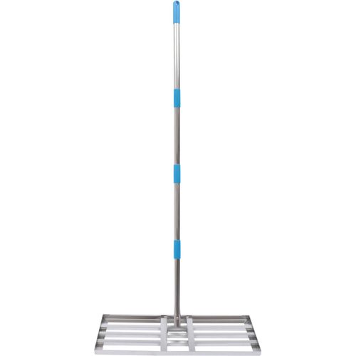 Gartenarbeit Rasenniveau Rasen Bodenrake Rasen Licht Nivellierung Arbeitssparend Effizient Kunststoff Rasenniveau Rake Ebene Wiese Grün
