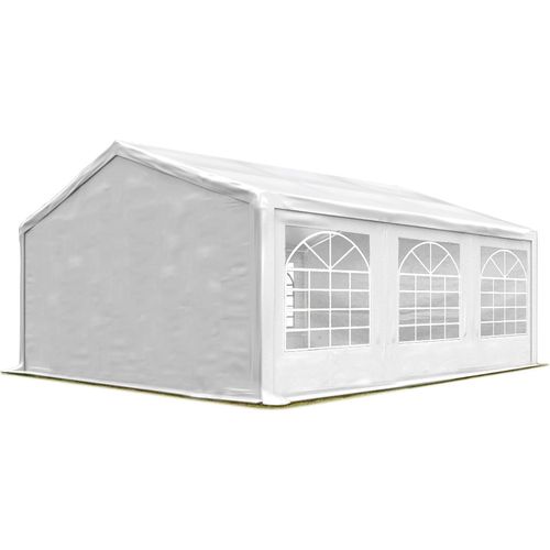 TOOLPORT Partyzelt 3x6 m Pavillon starke PVC 600 N Plane wasserdicht und schneller Aufbau