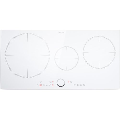 Klarstein Induktionskochfeld 3 Platten, Einbau-Induktionskochfeld mit 3 Kochfelder, 7000 Watt Induktionskochfeld, Induktion Kochfeld mit Touch-Bedienfeld & Timer, Effizienter Elektro Induktions-Herd