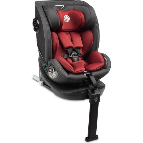 CARETERO Autositz Kinder Autokindersitz Fortis, ISOFIX, 40-150cm, Burgunderrot