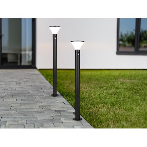 2er Set Hybrid Wegeleuchten mit Bewegungsmelder, Solar und Strom, Wegbeleuchtung