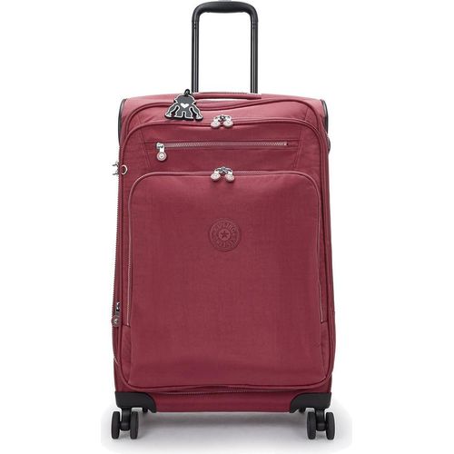 Kipling New Youri Spin M 70l Koffer Auf Rollen Rot Rot One Size