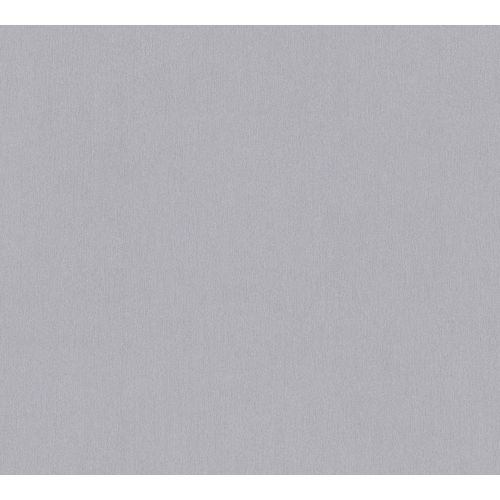 Vliestapete A.S. CRÉATION "Little Love", grau, B:0,53m L:10,05m, Vlies, Tapeten, Kindertapete Tapete Uni Tapeten Kinderzimmer Schlafzimmer modern Optik