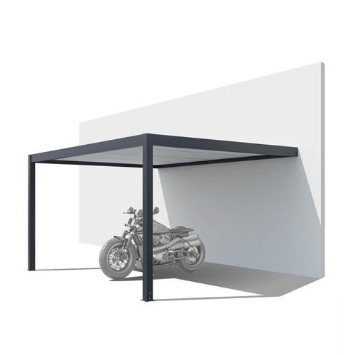 Carport 3x4 m en aluminium – Abri voiture fonctionnel Image