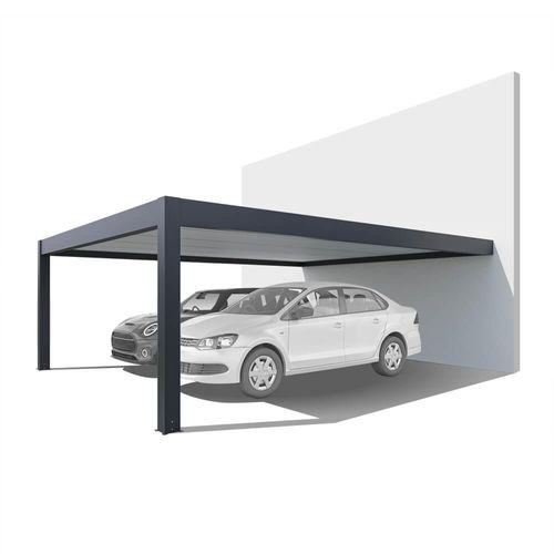 Carport 6x5 m en aluminium – Protection XXL pour véhicule Image