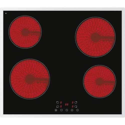 PKM EB-C4G, Schwarz, Integriert, 60 cm, Keramik, Glaskeramik, 4 Zone(n)