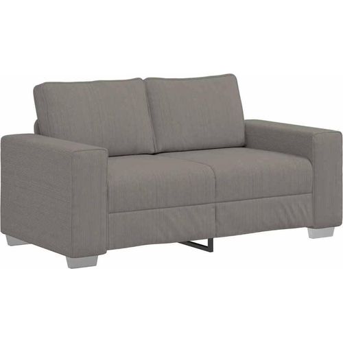 SYFAX™ Zweisitzer-Sofa Hellgrau 160x77x82 cm Cordstoff