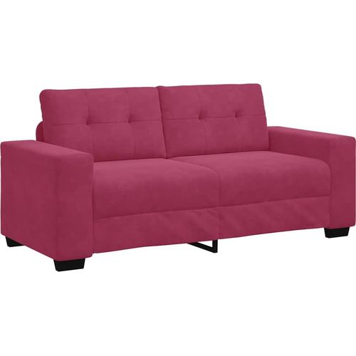 SYFAX™ Zweisitzer-Sofa Weinrot 180x77x82 cm Samt