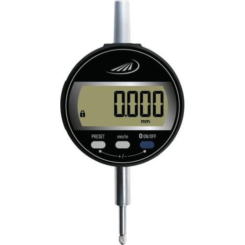 HELIOS PREISSER 1724502 Dial gauge (Ø) 58 mm + LCD 12.5 mm Reading: 0.001 mm