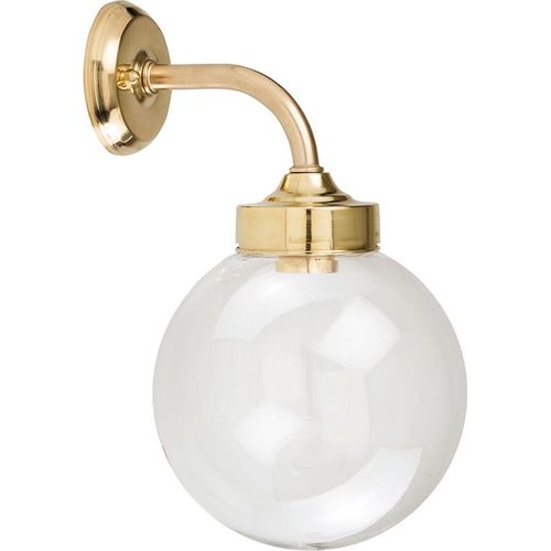 Außenleuchte Wand IP43 E27 Echt-Messing Klassisch Terrasse Garten Wandlampe außen