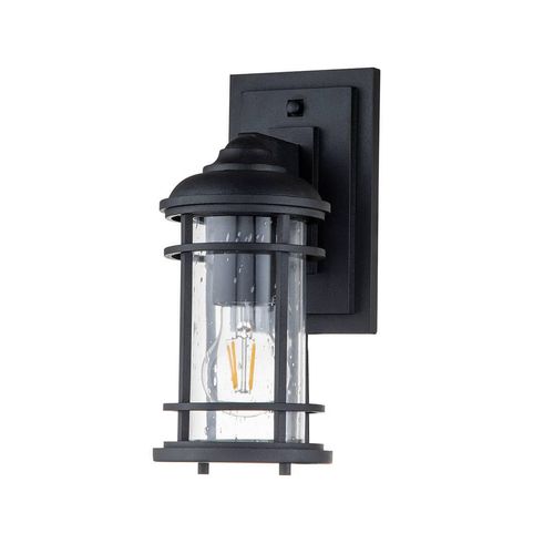 Lighthouse Outdoor Wandleuchte schwarz strukturiert Feiss FE-LIGHTHOUSE2-S-BLK